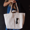 Organic Cotton Tote Bag 20 ½ x 13 x 6 ½ inches