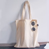 Natural Recycled  Canvas  Tote Bag 14 ¾ x 16 ½ inches