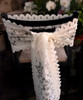 13"x76" Ivory Floral Lace Table Runner