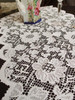 18"x96" Ivory Floral Lace Table Runner