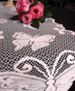 13"x96" White Butterfly Lace Table Runner