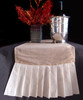 Jute Cotton Blend with Cotton Pleated Table Runner 14  x 114 inches, Wholesale Table Runners | Packaging Decor