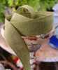 Moss Green Linen/Cotton Blend Ribbon