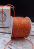 Orange Burlap Jute Cord 1.5mm