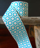 Turquoise Hexagon Print Grosgrain Ribbon (2 sizes)