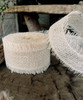 Burlap Jute Ribbon - Off White