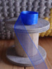 Royal Blue Sheer Ribbon with Monofilament Edge (5 sizes)