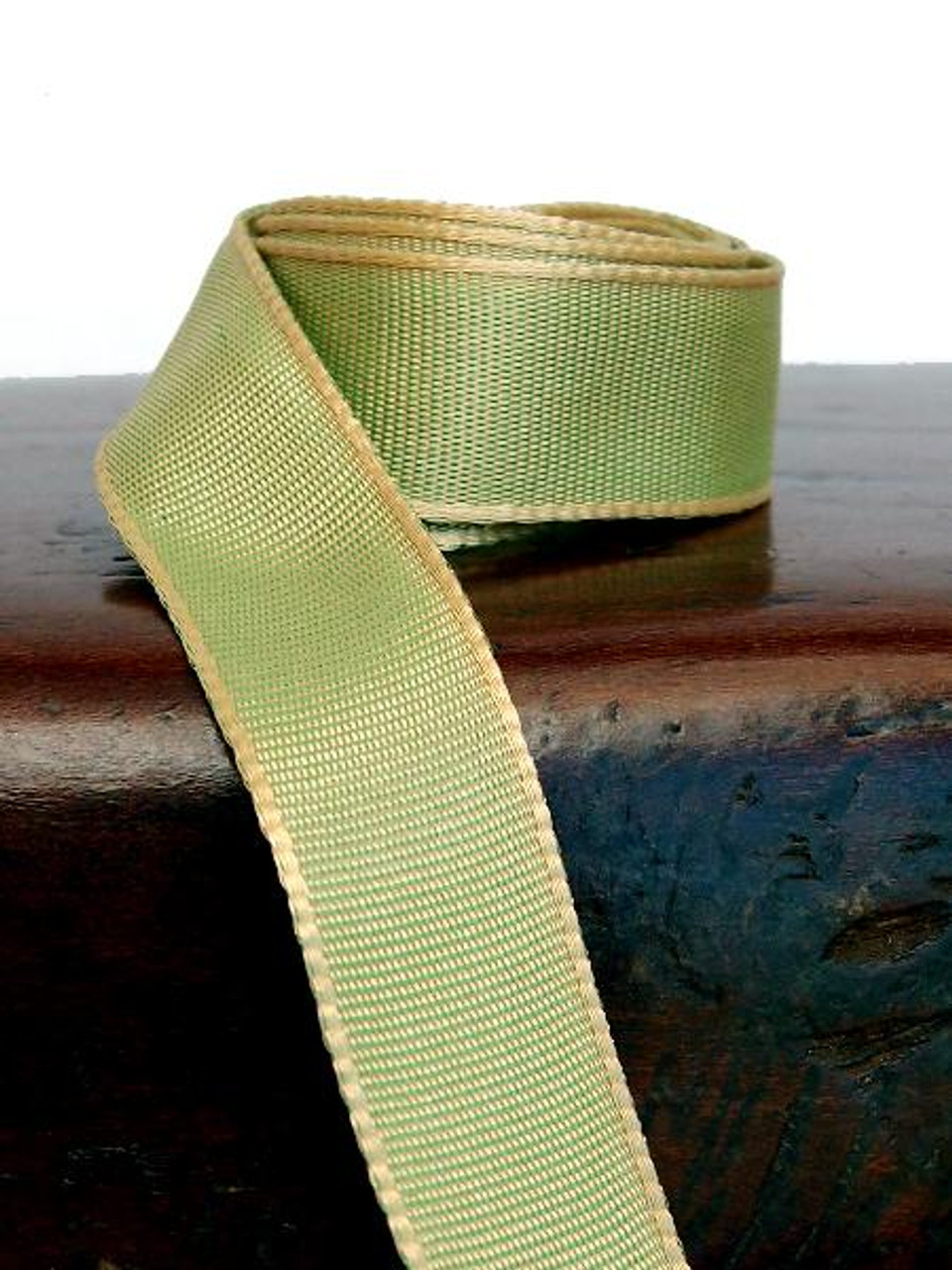 Kiwi Two-Toned Grosgrain Ribbon (2 sizes)