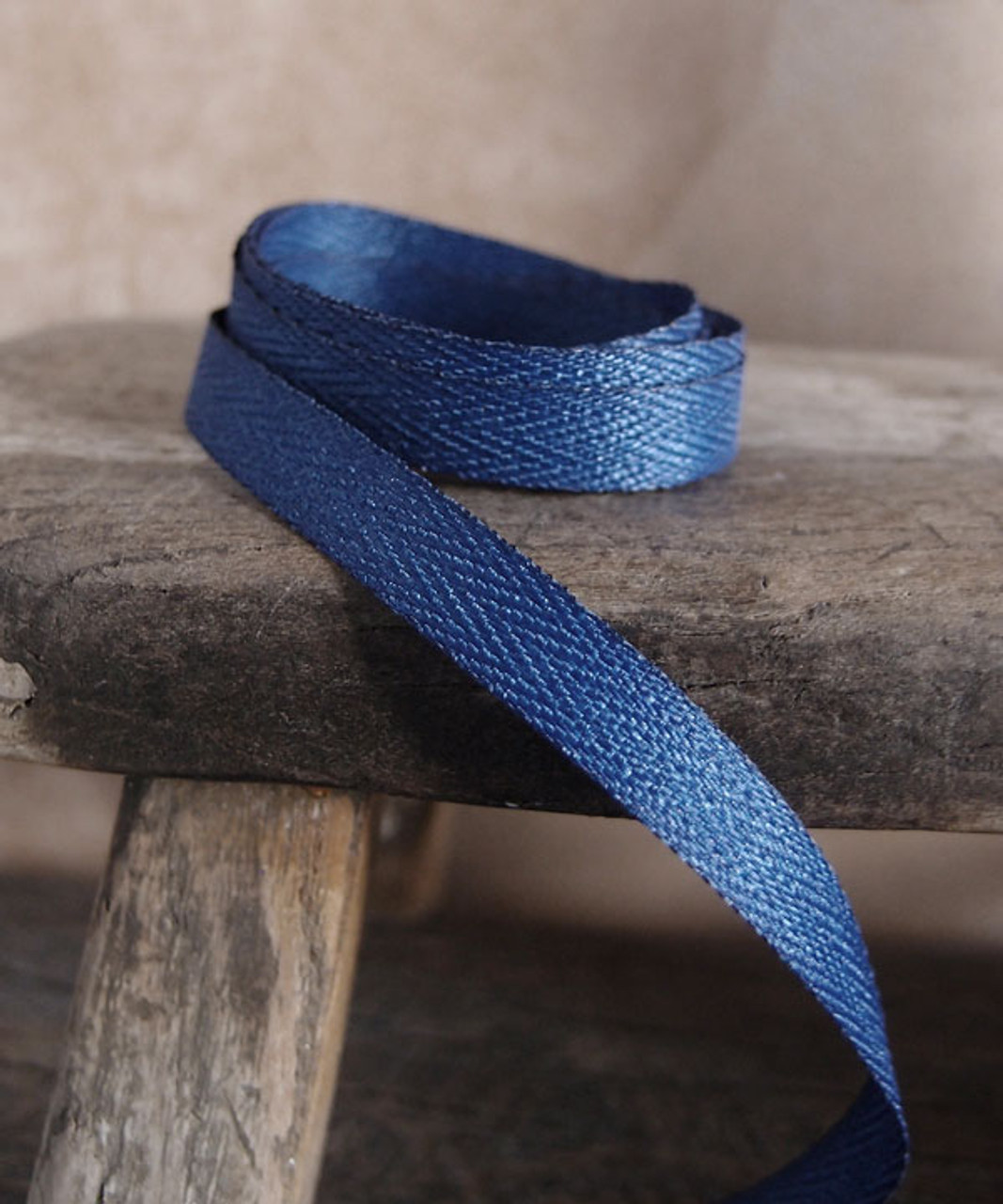 Navy Herringbone Twill Ribbon (3 sizes)