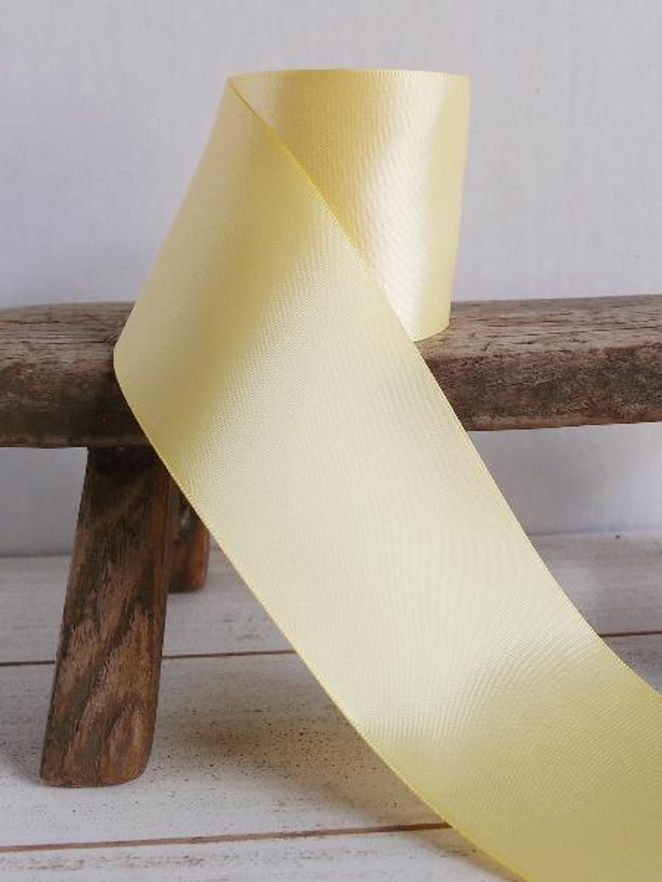 Yellow Double Face Satin Ribbon (8 sizes)