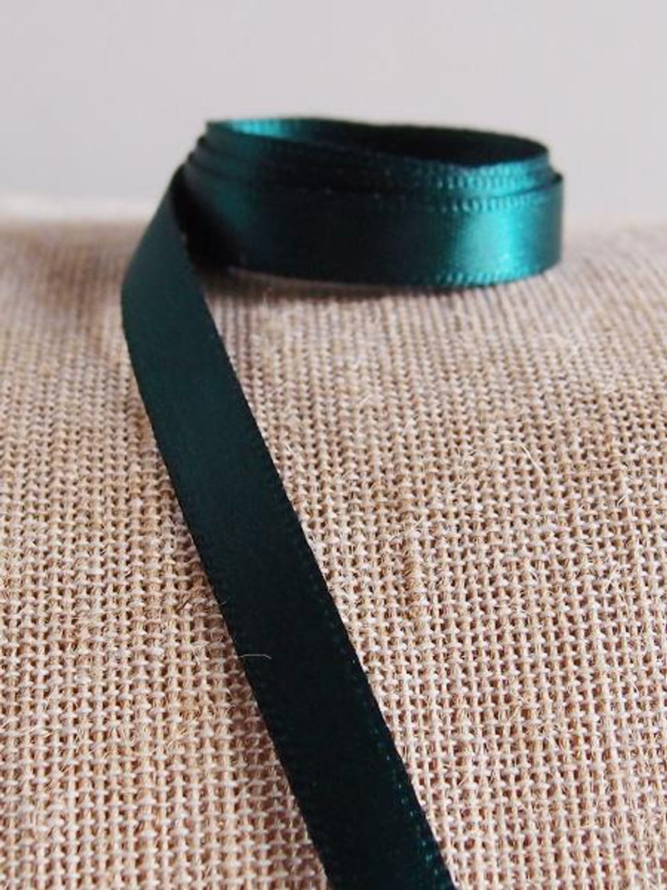 Hunter Green Double Face Satin Ribbon (8 sizes)