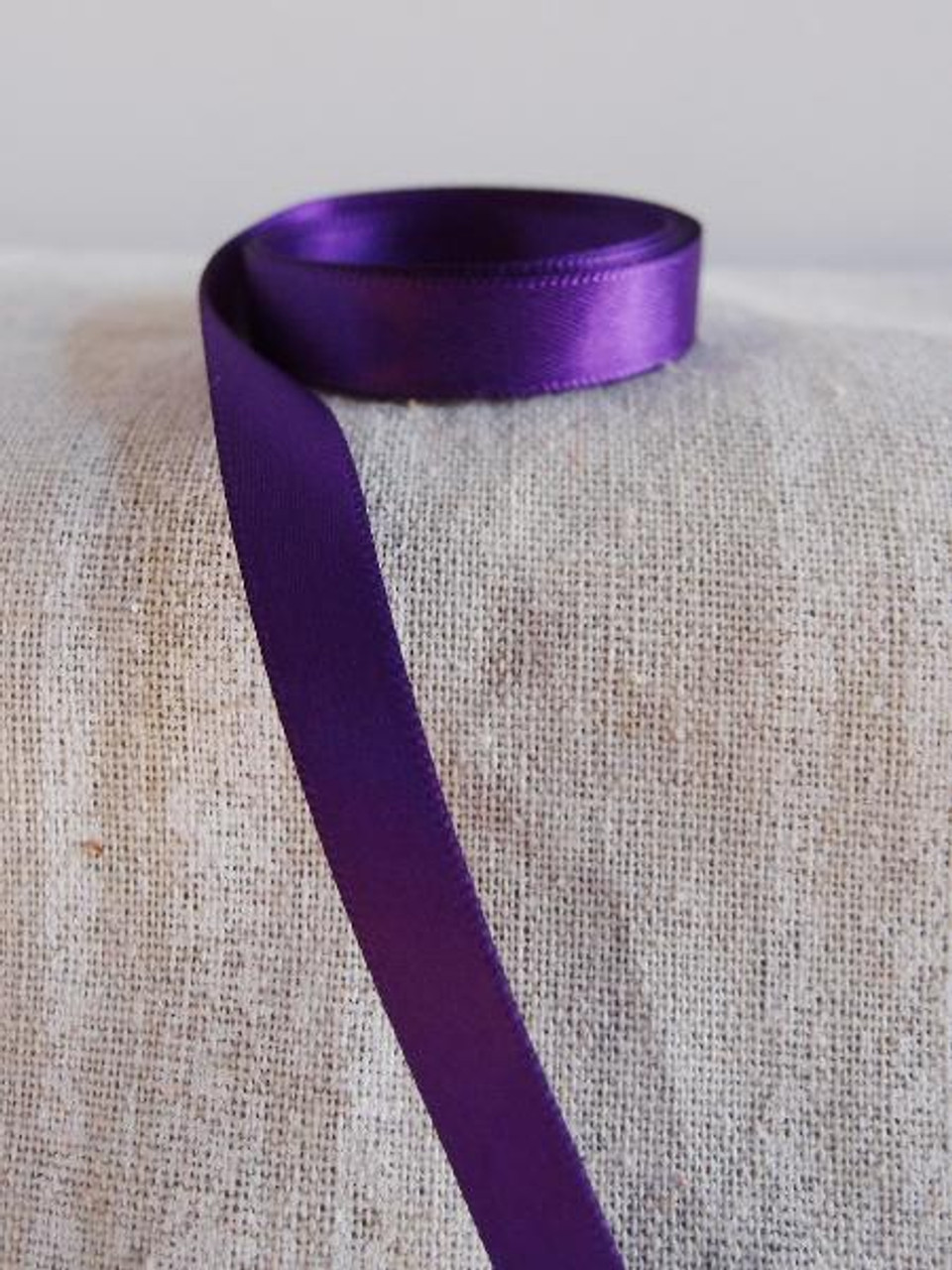 Purple Double Face Satin Ribbon (8 sizes)