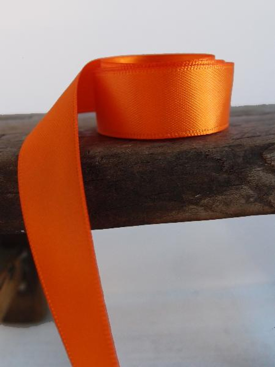 Orange Double Face Satin Ribbon (8 sizes)