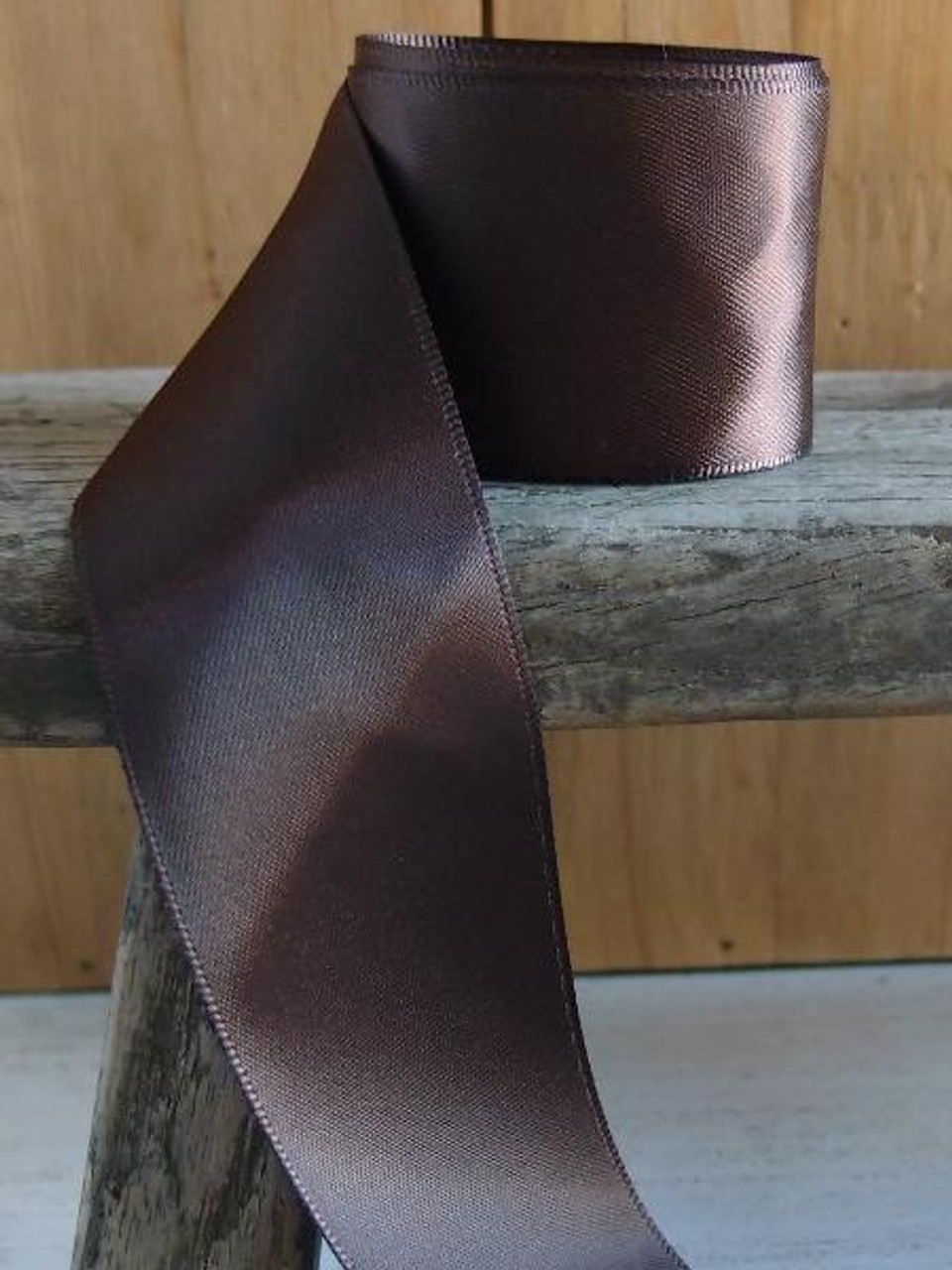 Chocolate Double Face Satin Ribbon (8 sizes)