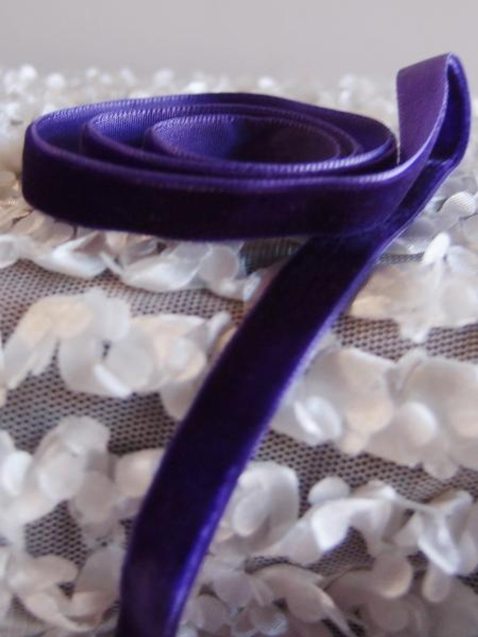 Purple Velvet Ribbon, Wholesale Velvet Ribbon