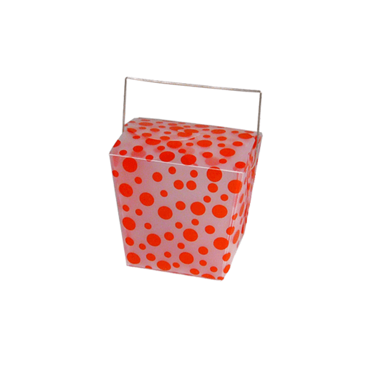 Red Polka Dot Take Out Box (2 sizes)