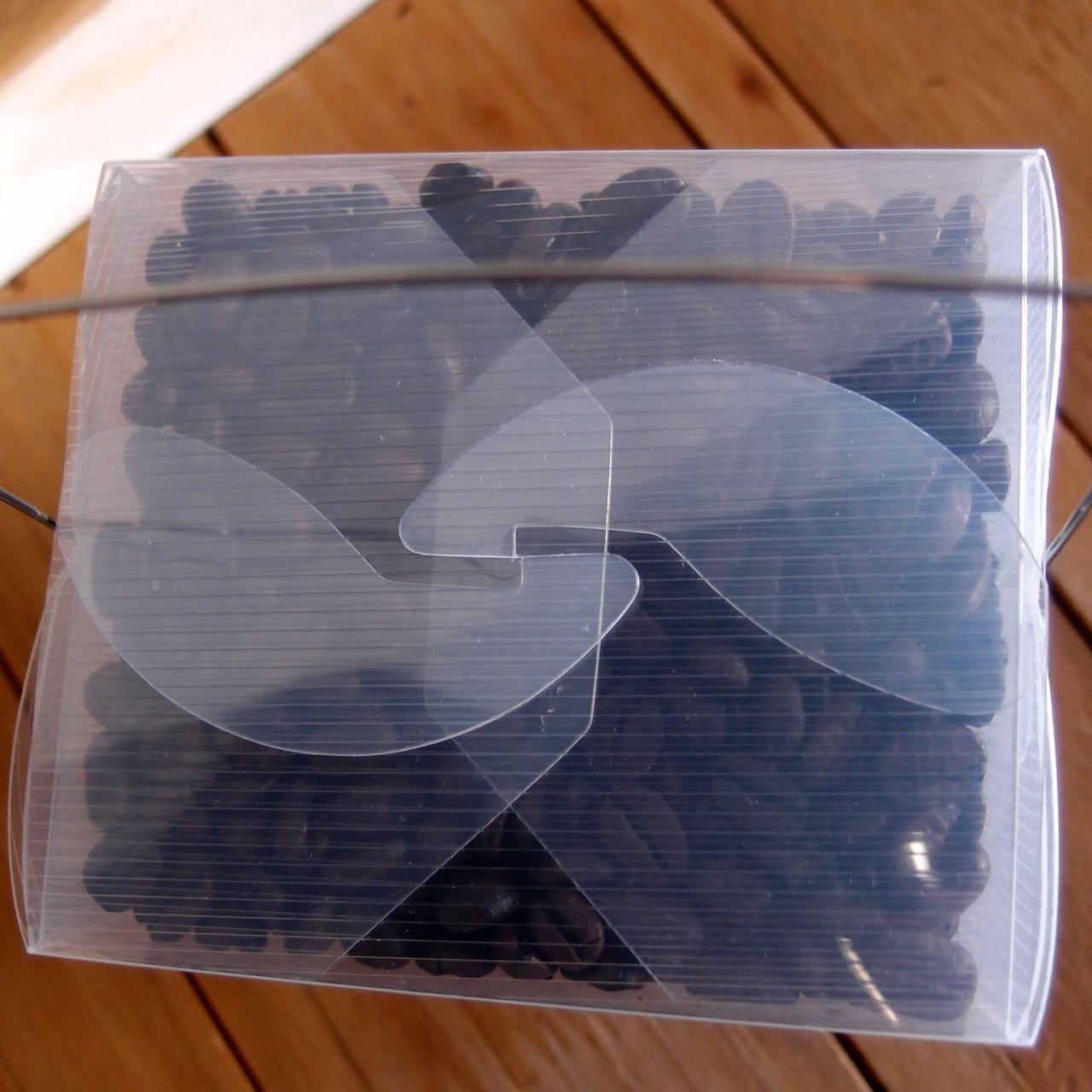 Clear PP Take Out Box with Ridges (2 sizes)