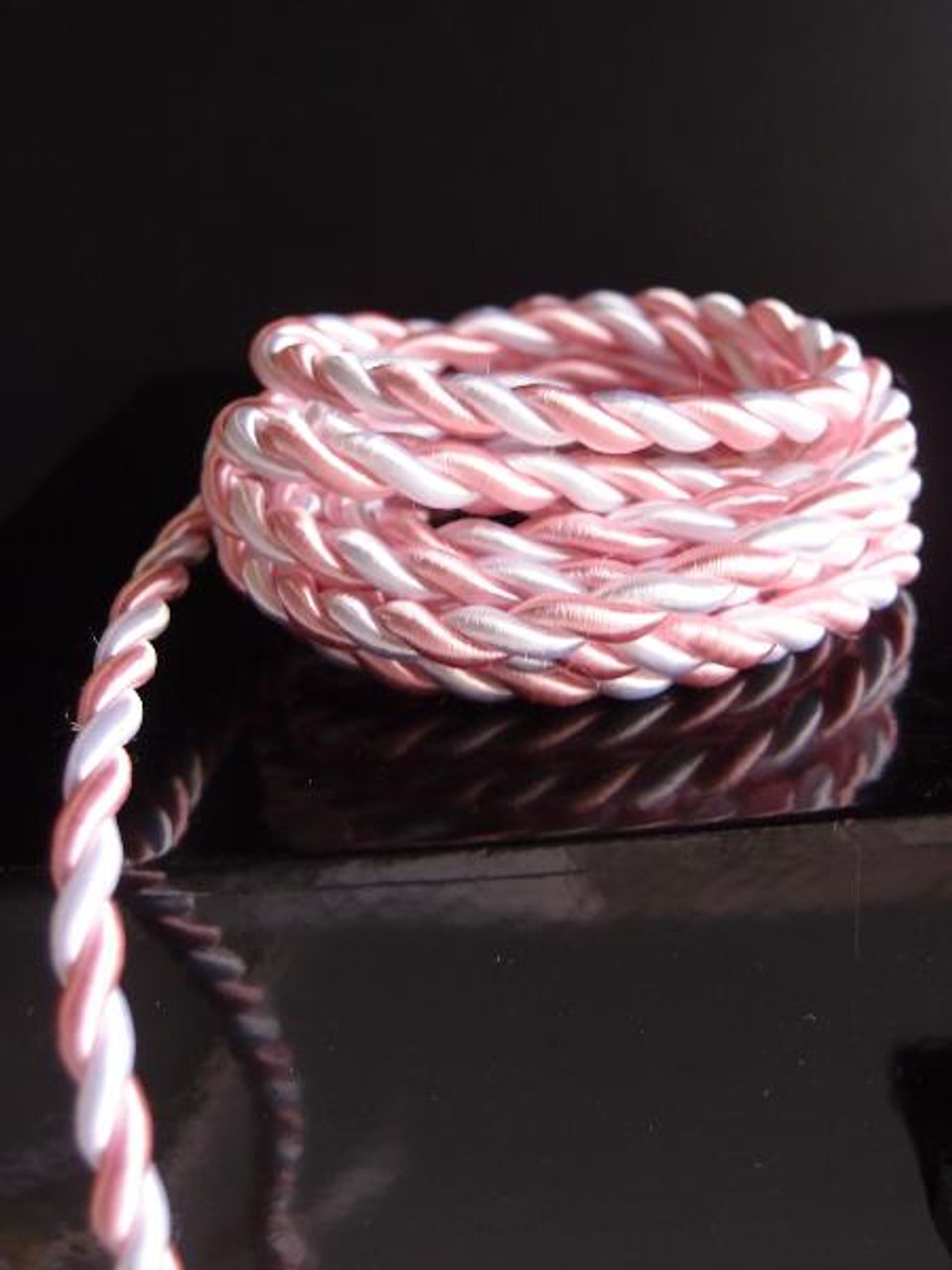 White & Pink Rope 5.5mm x 10Y