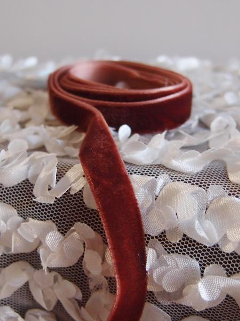 Chocolate Velvet Ribbon (2 sizes)