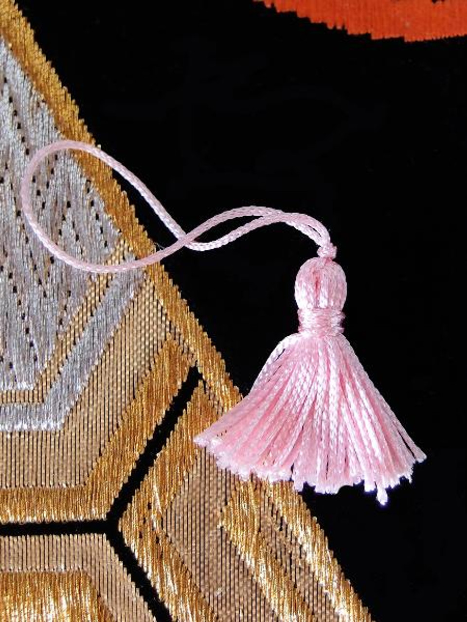 Pink Mini Tassels 1"