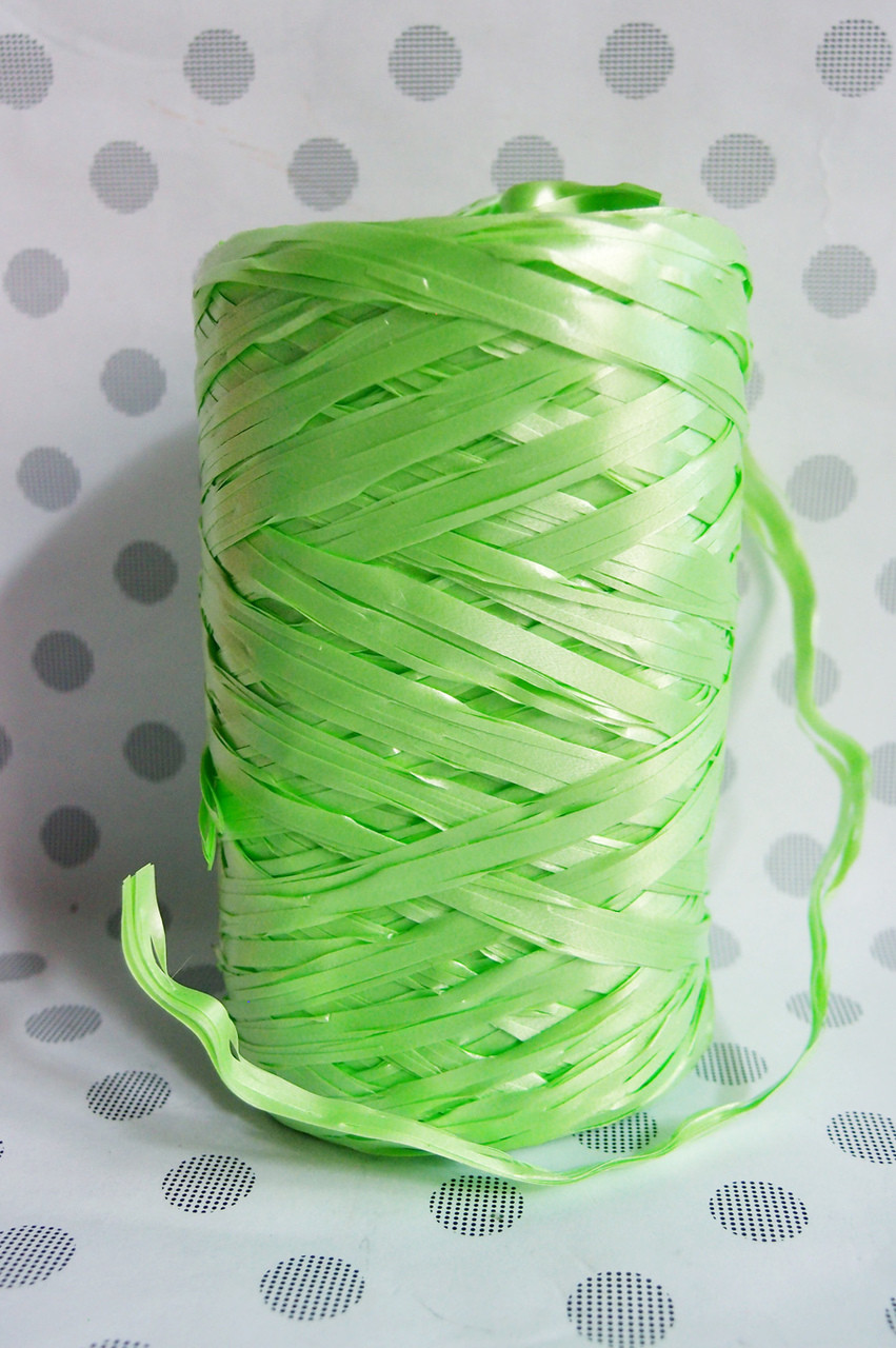 synthetic raffia ribbon