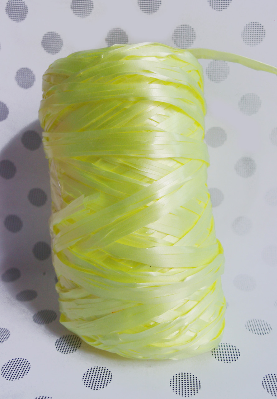 synthetic raffia ribbon