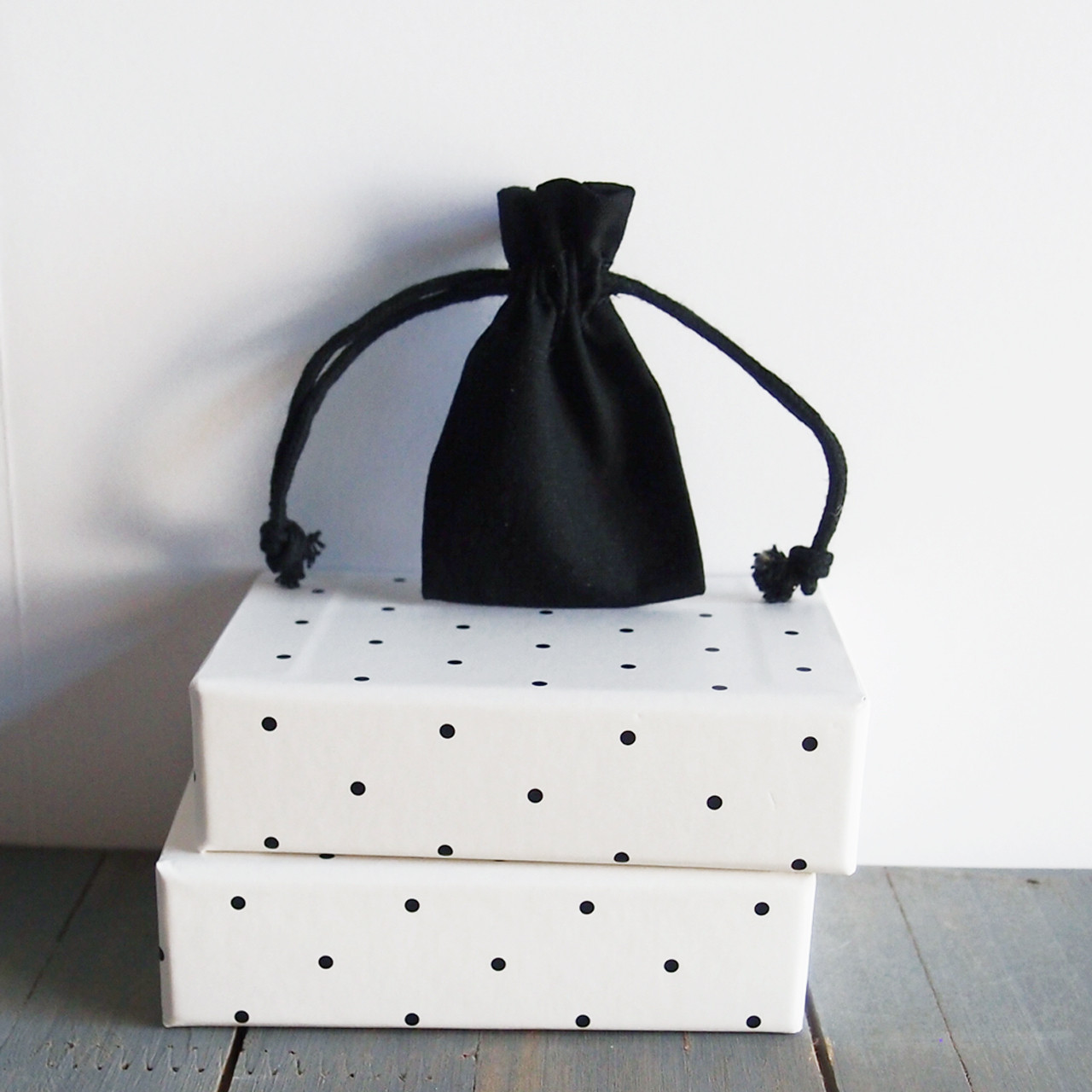 black drawstring bags bulk