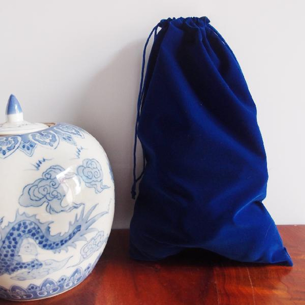Royal Blue Large Velvet Bags (4 sizes)