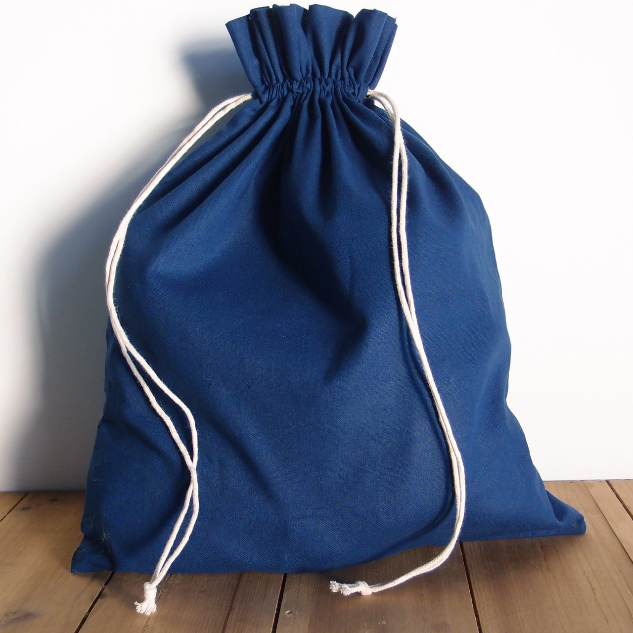 12 x 14 inches Navy Blue Cotton Natural Drawstring Bag, Wholesale Cotton Drawstring Bags at Packaging Decor
B978-3-8