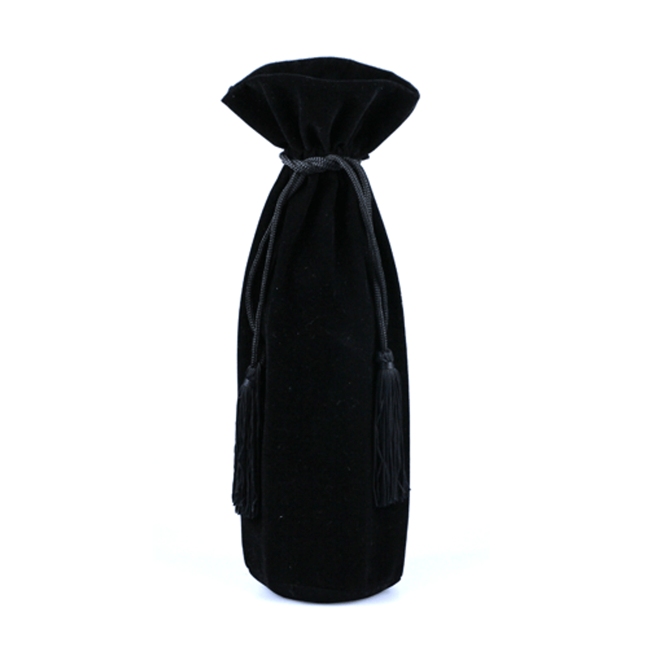 Black Velvet Wine Bag