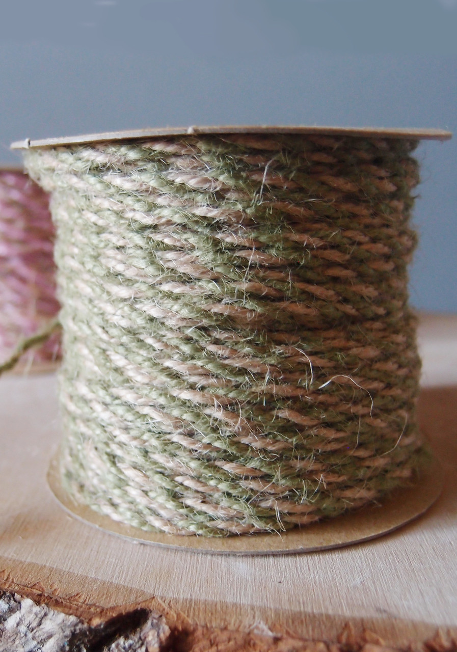 Moss Two-Tone Jute Twine (2.5mm)