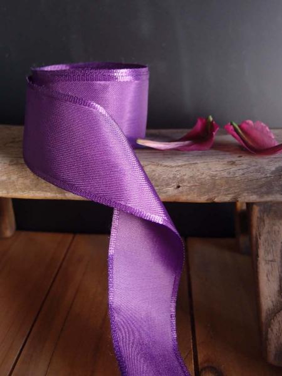 eggplant satin ribbon wholesale