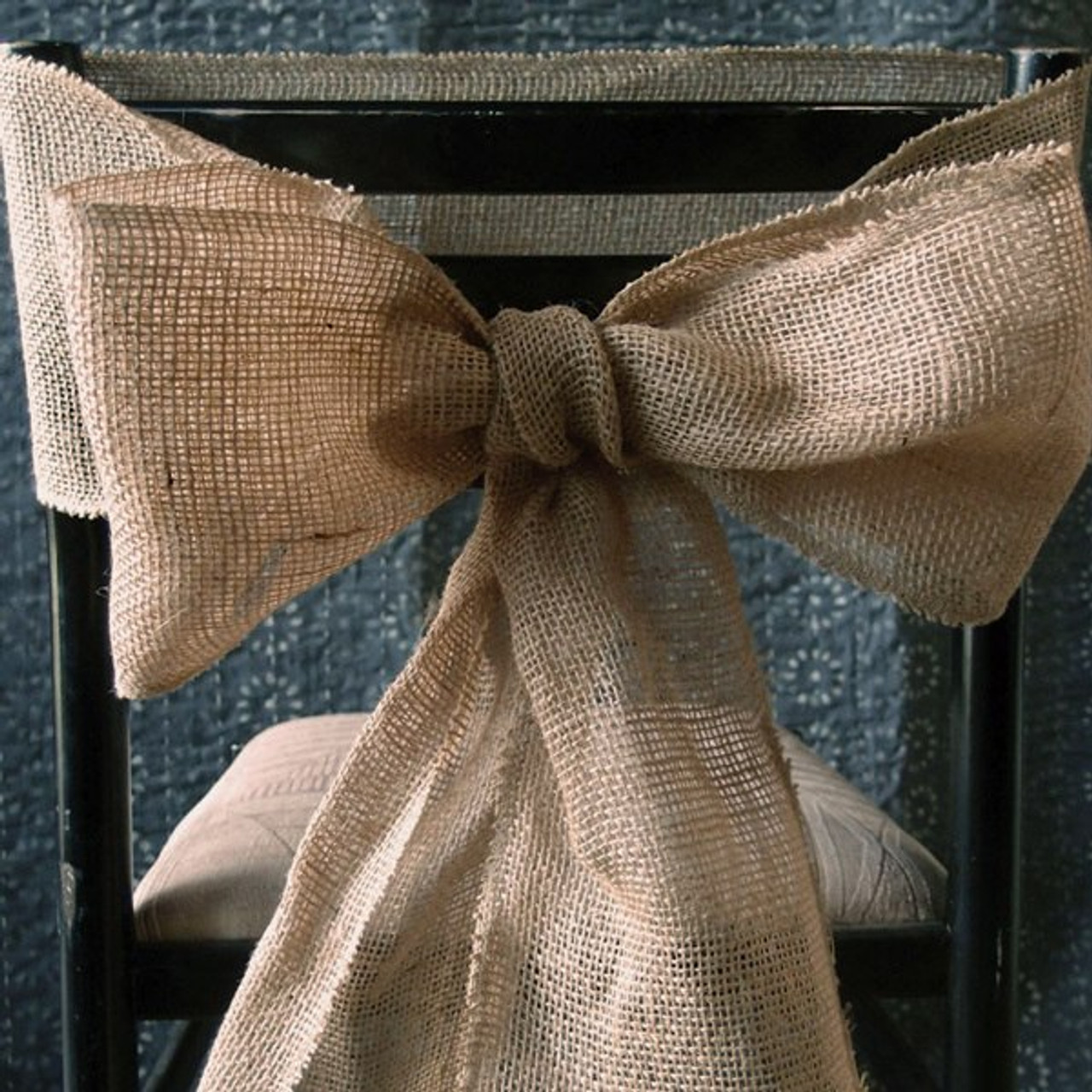 Burlap Chair Sash, Wholesale Burlap Chair Sashes, 117-02 | Packaging Decor