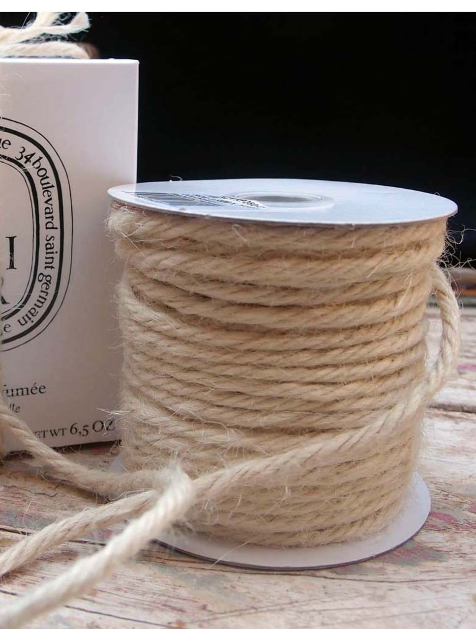 Ivory Burlap Jute Cord 3.5mm