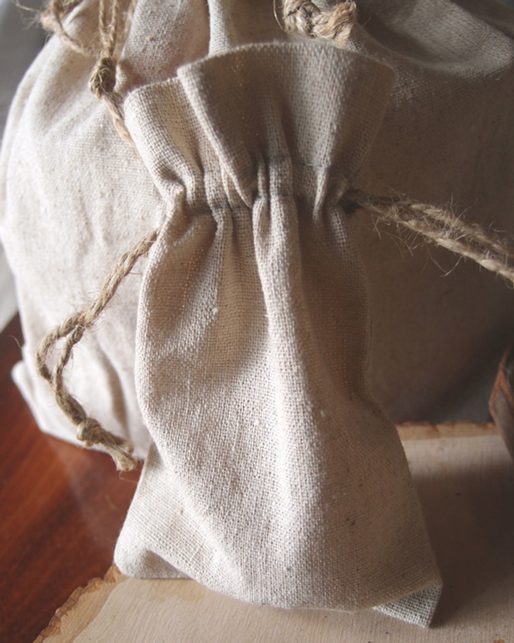 Linen Bag with Jute Cord (11 sizes)
