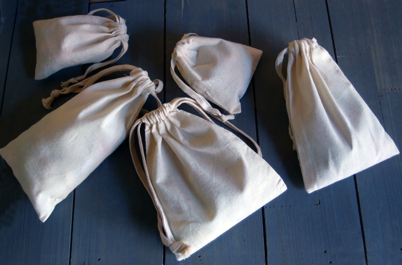 Plain Cotton Bags (11 sizes)