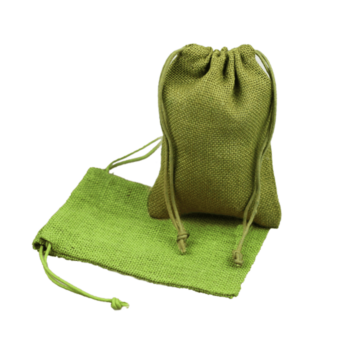 Moss Jute Bag with Cotton Cord ( 3 sizes)