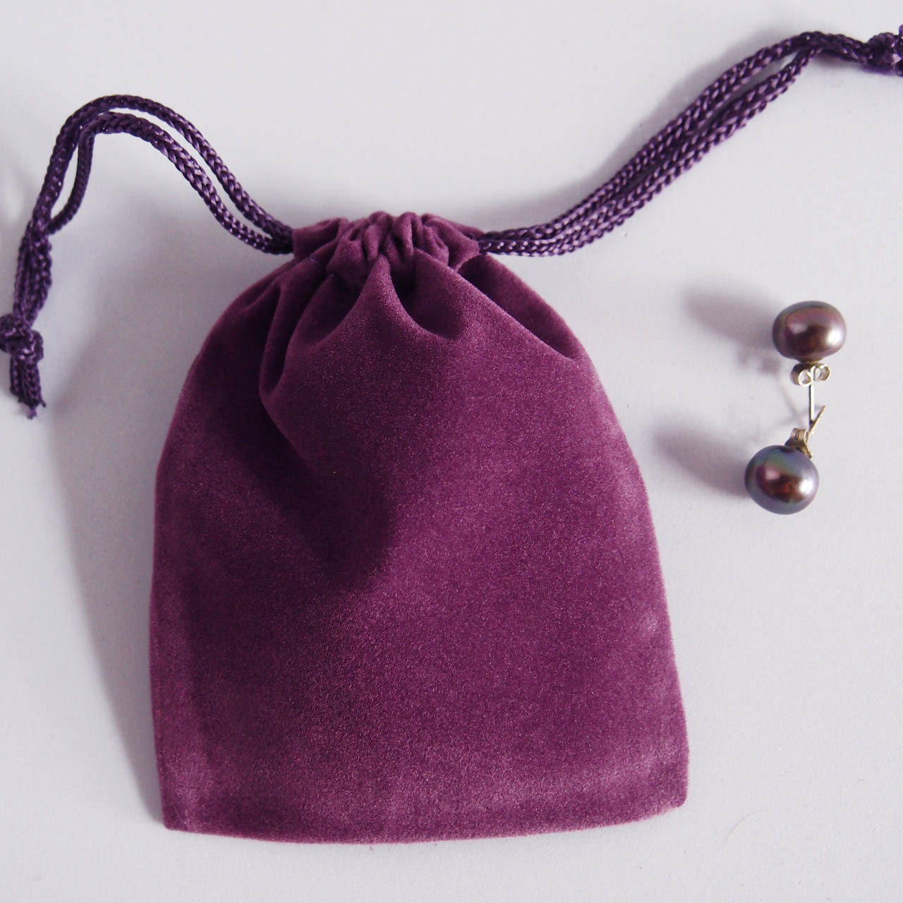 Purple Velvet Bags (4 sizes)