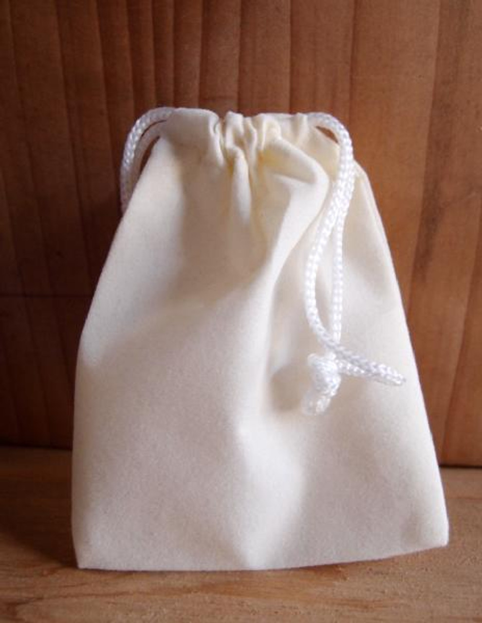 Ivory Velvet Bags, Wholesale Velvet Drawstring Bags | Packaging Decor