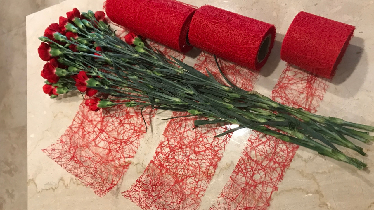 Faux Sisal Web - Classic Red Faux Sisal Web - Classic Red