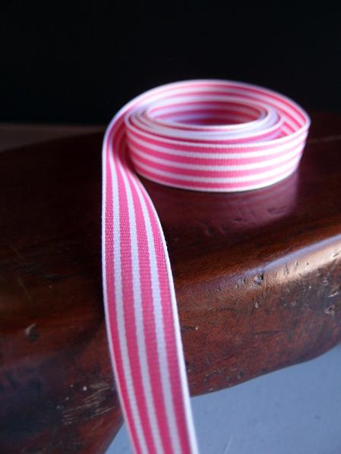 Striped Grosgrain Ribbon - Brown and Ivory - 1 1/2 inch - 1 Yard – Sugar  Pink Boutique