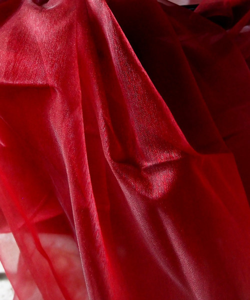 Burgundy Two-tone Organza Sheet 54" x 108"