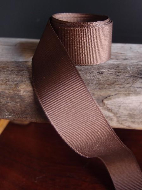 Dark Brown Grosgrain Ribbon (4 sizes)