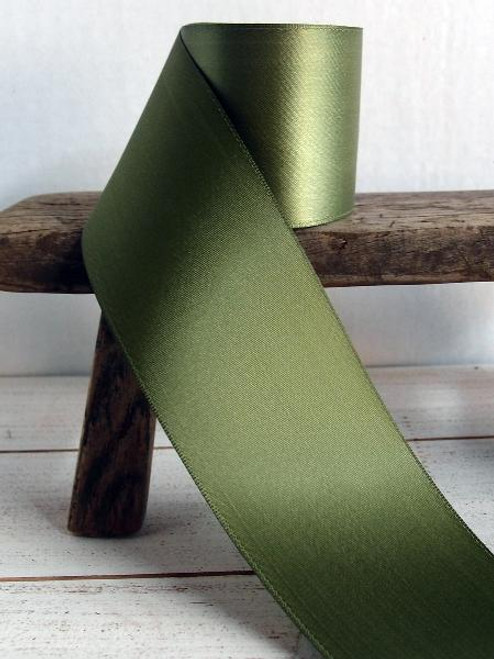 Moss Double Face Satin Ribbon (6 sizes)