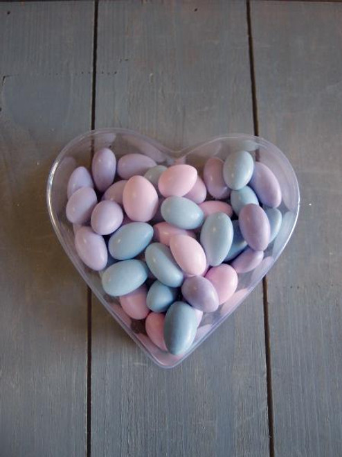 Clear Mini Heart Shape Favor Box Clear Mini Heart Shape Favor Box