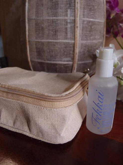 Jute Blend Travel Kit Bag Dopp Kit