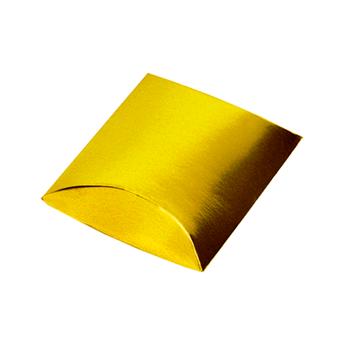 Gold Paper Pillow Box (3 sizes)