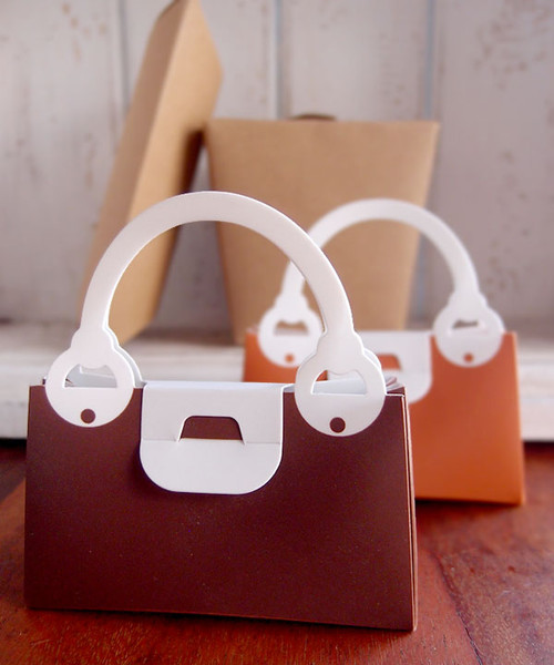 Chocolate Handbag Favor Box