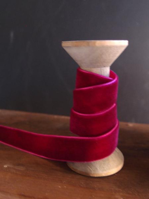Plum Velvet Ribbon (2 sizes)