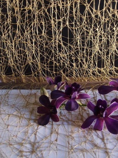 Metallic Gold Rustic Faux Sisal Sheets 20" x 20" Metallic Gold Rustic Faux Sisal Sheets 20" x 20"